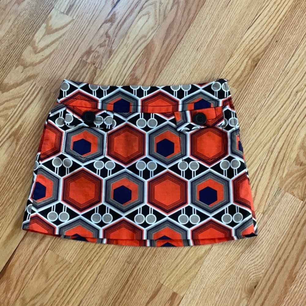 Geo Print Skirt